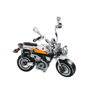 Jouet de construction éducatif DIY en plastique de 40 pièces, moto de simulation à assembler pour garçons de 0 à 3 mois, cadeau du 1er juin - Product Image 5