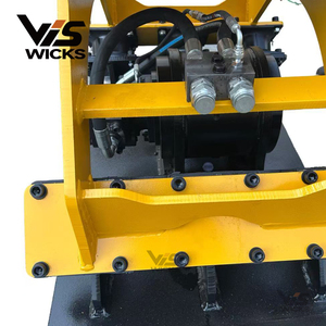 Wicks Hoog Rendement Hydraulische Plaatcompactor 23-30 Ton Graafmachines Zhejiang Oorsprong 900kg Gewicht Zwart/Gele Kleur 1 Motor - Product Image 3