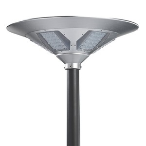 IP65 UFO Solar LED 6000K Landscape Street Light with Pole Smart Remote Control Dimmable & Smartthings Compatible