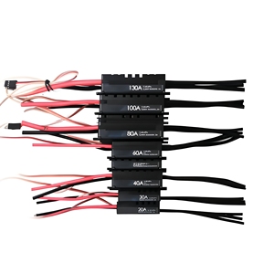 High Performance ESC 40A 60A 80A 100A 130A 2-6s Brushless Electronic Speed Controller with BEC Programmable ESC - Product Image 1