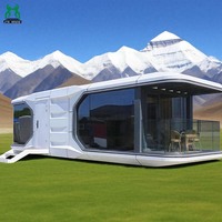 Maisons préfabriquées modernes et minimalistes en conteneurs, contemporaines pour villa, appartement, hôtel, école, panneaux sandwich en acier imperméables