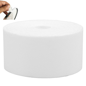 Badminton Racket Head Protector 3.5cm X 5m White And Black Wear Resistant Frame String Protector For Badminton Tennis Table - Product Image 2