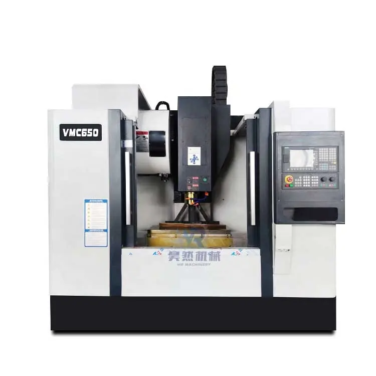 4 CNC eksenli freze makinesi VMC650 yüksek mukavemetli reçine kum döküm