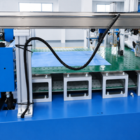 Hochgeschwindigkeits-Automatische Faltmaschine mit Dreiecksformung und Drei Faltplatten für Vlies-Bettlaken