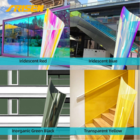 Dekorative Fensterfolie Gebäudeglas Buntglas Geätzte Mattierte Sichtschutzfolie Kundenspezifisches Musterdesign Großhandel OEM China