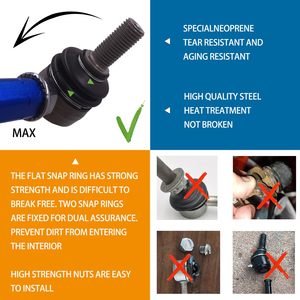 Xcpmc phía trước <span class=keywords><strong>sway</strong></span> ổn định thanh kết thúc liên kết điều chỉnh 360 độ xoay chiều dài và góc cho sửa đổi xe Bảo Trì Xe - Product Image 4