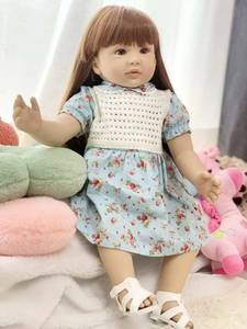 Muñeca Reborn de Silicona de 19 Pulgadas con Ojos Móviles, Puede Hacer Pipí, con Ropa, Regalo - Product Image 2