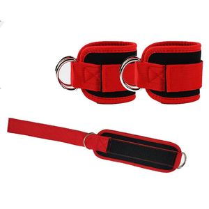 Sangle de cheville rembourrée en néoprène élastique avec logo personnalisé pour machines à câbles de fitness - Product Image 2