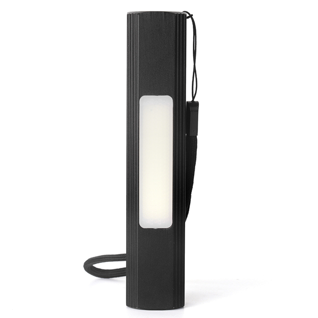 XML T6 High Power Tactical USB Rechargeable Flashlight 18650 Rechargeable Battery ZOOM Flashlight LED Aluminum Alloy Black 50000