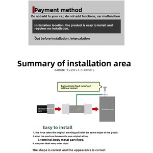 ใช้ได้กับ N-BOX Step Wagon WR-V Delica Mini TV Unlocker รุ่น <span class=keywords><strong>TV11</strong></span> - Product Image 2