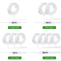 Angel Halo COB LED Bloom Grow Light voor kleine ruimtes, plafondmontage, volledig spectrum, IP44, Ra80, 10-traps dimbaar, USB