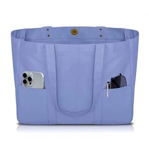 กระเป๋าผ้าแคนวาส - กระเป๋าอเนกประสงค์พร้อมช่องด้านหน้า 2 ช่องและช่องใส่แล็ปท็อป กระเป๋าสำหรับใช้งานทุกวันแบบทนทาน - Product Image 1