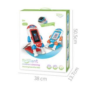 2025 Kinder Bestseller Pädagogisches 2-in-1 Doppelseitiges Zeichenbrett Spielzeug Multifunktionales Raketen-Farbmagnet-Zeichenbrett Spielzeug - Product Image 6