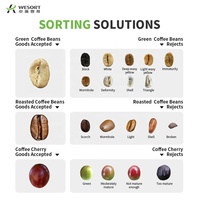 Clasificadora Óptica WESORT Clasificadora por Color para Granos de Café Caturra y Cerezas de Café Verde Clasificadora por Forma para Lotes Pequeños