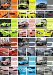 Pellicola Vinilica Lucida per Wrapping Auto in PET Cristallo, Prezzo all'Ingrosso di Fabbrica, con Tecnologia Air Release per Rivestimento Completo del Veicolo - Product Image 2