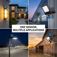 Sensor de Luz Exterior con Interruptor de Control Fotoeléctrico, del Anochecer al Amanecer, para Alumbrado Público