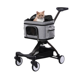 Wholesale Foldable Breathable Travel Portable Cat <b>Carrier</b> <b>Bag</b> <b>Dog</b> Pet Stroller - Product Image 6