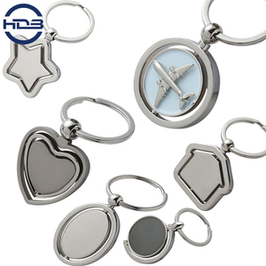 Factory Wholesale Custom Logo Blank Metal <b>Round</b> Laser Key Chain Stainless Steel Blank Engraving Keychain Keyring With Logo - Product Image 6