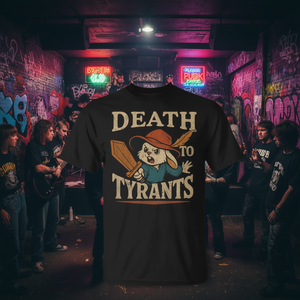 T-shirt rétro Rabbit Meme Death To Tyrants Vintage des années 90 - Product Image 3