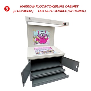 Cabine étroite du sol au plafond pour l'affichage des couleurs pour l'industrie de l'impression et de l'emballage Cabine d'épreuvage des couleurs des lampes - Product Image 5