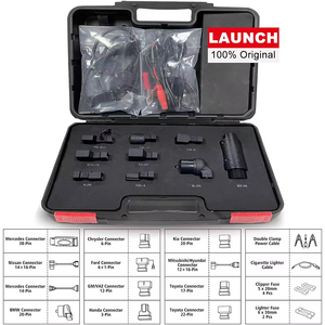 Kit d'adaptateurs de diagnostic OBD LAUNCH pour voitures non standard, ensemble de connecteurs universels avec plusieurs adaptateurs et étui de rangement - Product Image 2