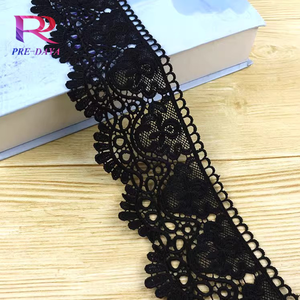 Bordo in Pizzo Idrosolubile Lussuoso ed Ecologico, Larghezza 20cm, con Motivo Animale per Orli Drammatici di Gonne e Abiti - Product Image 3