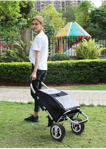 Производитель, двухколесный складной портативный ручной грузовик, ручной прицеп, алюминиевый стержень, бытовая техника, корзина для покупок - Product Image 4