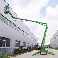 14m 16m Hydraulique Remorquable Aérien Travail Télescopique Homme Ascenseur Araignée Boom Lift