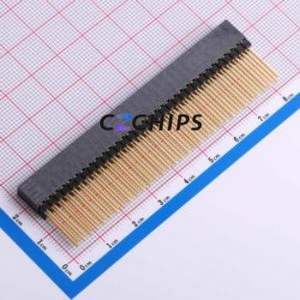 ESQ-132-14-G-D Pin Socket Through hole Component (THT),P=2.54mm Connector 2.54mm 2.54mm Square Hole Double Row - Product Image 2