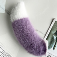 Fourniture de queues de renard synthétiques bidimensionnelles pour cosplay adulte, idéales pour les conventions d'anime et les spectacles sur scène