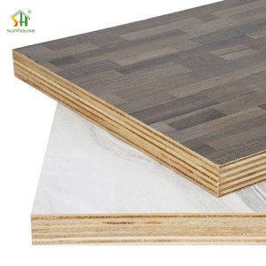 18mm Beech hạt melamine phải đối mặt với ván ép 4x8 văn phòng bàn Máy trạm tiếp nhận Bảng điều khiển - Product Image 1