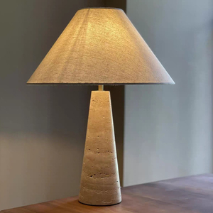 โคมไฟตั้งโต๊ะหินอ่อนสีเหลืองสำหรับตกแต่งบ้านสไตล์โมเดิร์น - Product Image 6