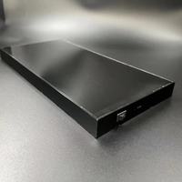 YUELI Caja de exhibición de acrílico de alta transparencia personalizada para modelos de coches, con guías de tarjetas de submontaje ensambladas y superficie pulida transpirable