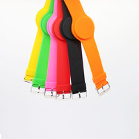 Bracelet RFID en Silicone Étanche et Ajustable pour Contrôle d'Accès, Bracelet en Silicone Passif pour Paiement NFC