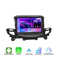 Autoradio GPS Android Rhythm avec écran tactile 9 pouces, Carplay sans fil, Bluetooth mains libres, radio FM pour Holden VF Commodore 2013-2017