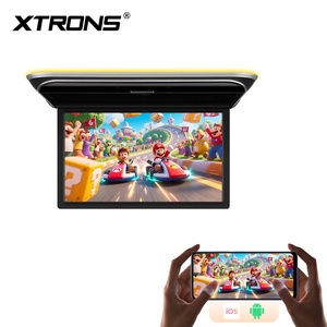 17.3 Inch Electric Motorized Android Car TV Auto Flip Down Monitor with FHD IPS Screen 4+64GB HD Input Built-in Speakers XTRONS - Product Image 5