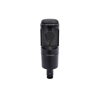 AT2035 Professionelles XLR-M Kondensatormikrofon für Gesang, Podcasting und Live-Streaming-Kit mit Stoßdämpferhalterung