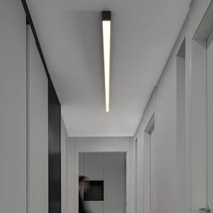 Plafonnier LED linéaire long moderne en aluminium, indice de protection IP65, dimmable, pour usage résidentiel, couloirs, balcons, chambres à coucher, salles à manger - Product Image 1
