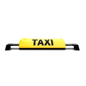 中国厂家直销2023最优惠价格黄色PP塑料双钩LED出租车标志顶灯