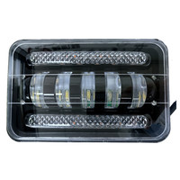 Chaud-vente 5 pouces LED lampe de travail 50W projecteur diable yeux avec le jour ligne lampe lumière blanche carénage LED projecteur suv moyen net