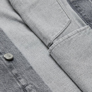 Chaquetas de Mezclilla para Hombre a Precio Económico al por Mayor, Cuello Alto, Logotipo Frontal, Ropa de Invierno, Diseño Personalizable - Product Image 3