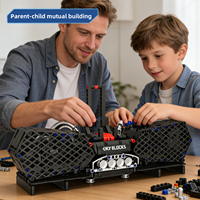 Jouets originaux, jouets STEM, kits éducatifs, haut-parleur en forme de tuyau d'échappement, blocs de construction, ensemble de blocs d'assemblage DIY, jouet en briques MOC