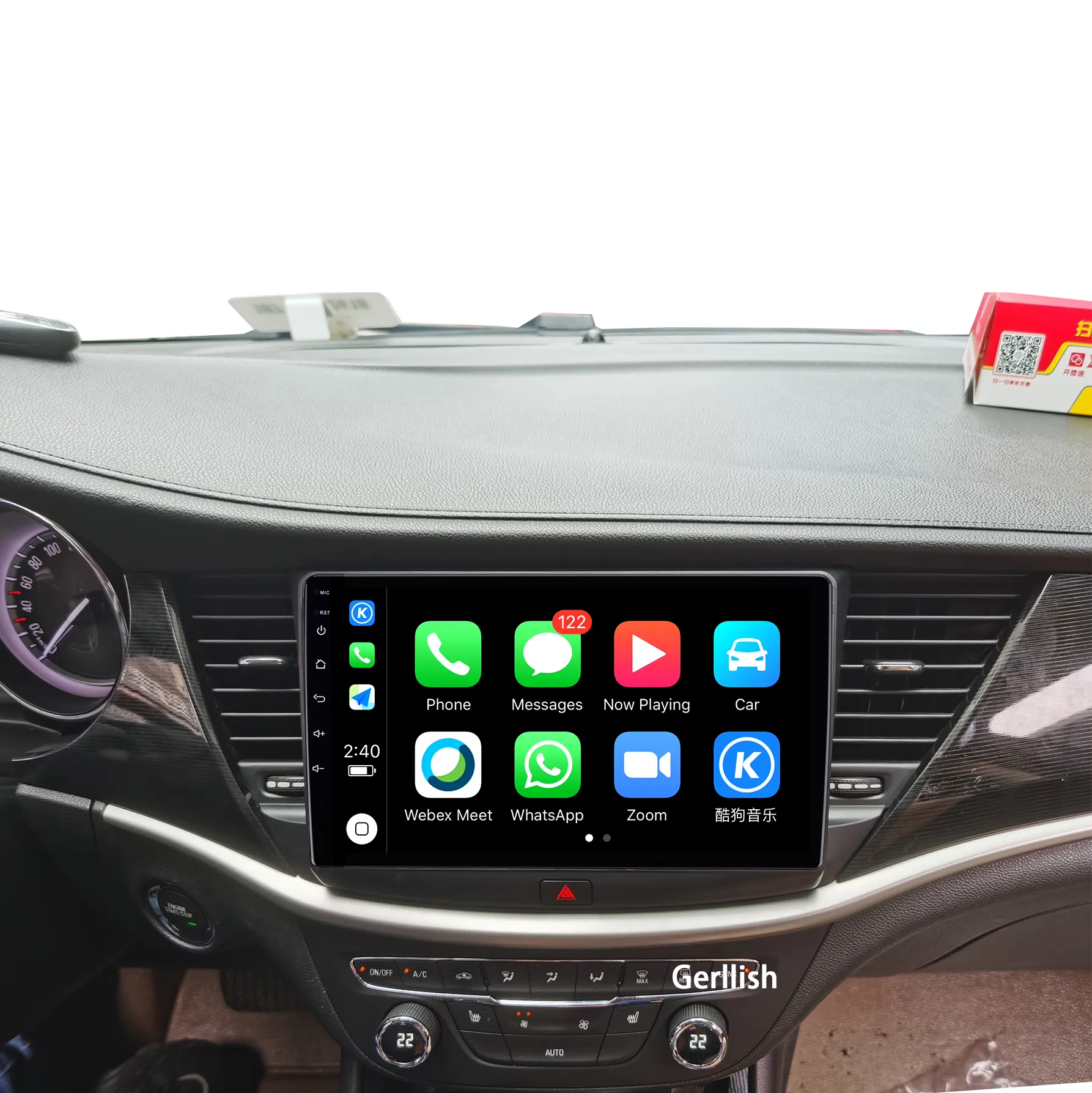 Carplay für Opel ASTRA K 2015-2017 für Buick Verano 2016-2020 Autoradio Autoradio Android Multimedia IPS Navigation GPS DVD