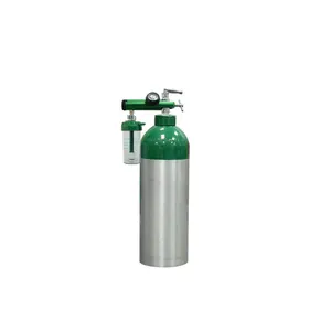 Cilindro de oxigênio médico 40l/47l/50l cilindro de aço sem costura 1 comprador
