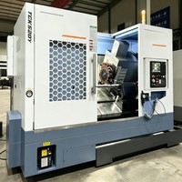 Centre de tournage CNC à lit incliné TCK52, portée de 560 mm, FANUC 828D, 4 axes, machine de tournage robuste pour pièces métalliques