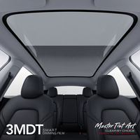 Película Eléctrica para Techo Solar de Tesla Model 3/Y Astrace 3MDT PW85 con Protección UV Autoregenerable, Rechazo de IR del 89% y Barrera Térmica