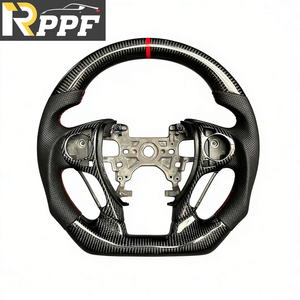 RPPF - Volante de Fibra de Carbono Forjado con Agarre <span class=keywords><strong>Increíble</strong></span>, Nuevo Accesorio para Honda Accord de 8.ª Generación <span class=keywords><strong>2008</strong></span> 2009 2010 2011 2012 - Product Image 1