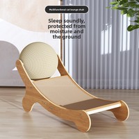 Griffoir et Lit pour Chat - Boule Anti-Griffures Sans Perte de Fibres, Tapis d'Aiguisage des Griffes, Style Adorable, Jouets d'Intérieur