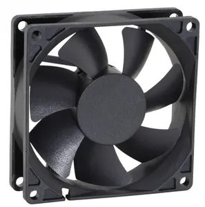 Customized 5100rpm 2ball 3pin PWM signal 80*80*25mm BCY8025B12E 12V DC brushless axial cooling fan