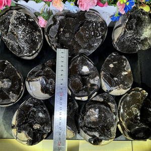 Bán Buôn Chất Lượng Cao Tự Nhiên Septarium Druzy Cụm Trứng Hình Dạng Mẫu Chữa Bệnh Đá Pha Lê Cho Trang Trí - Product Image 3